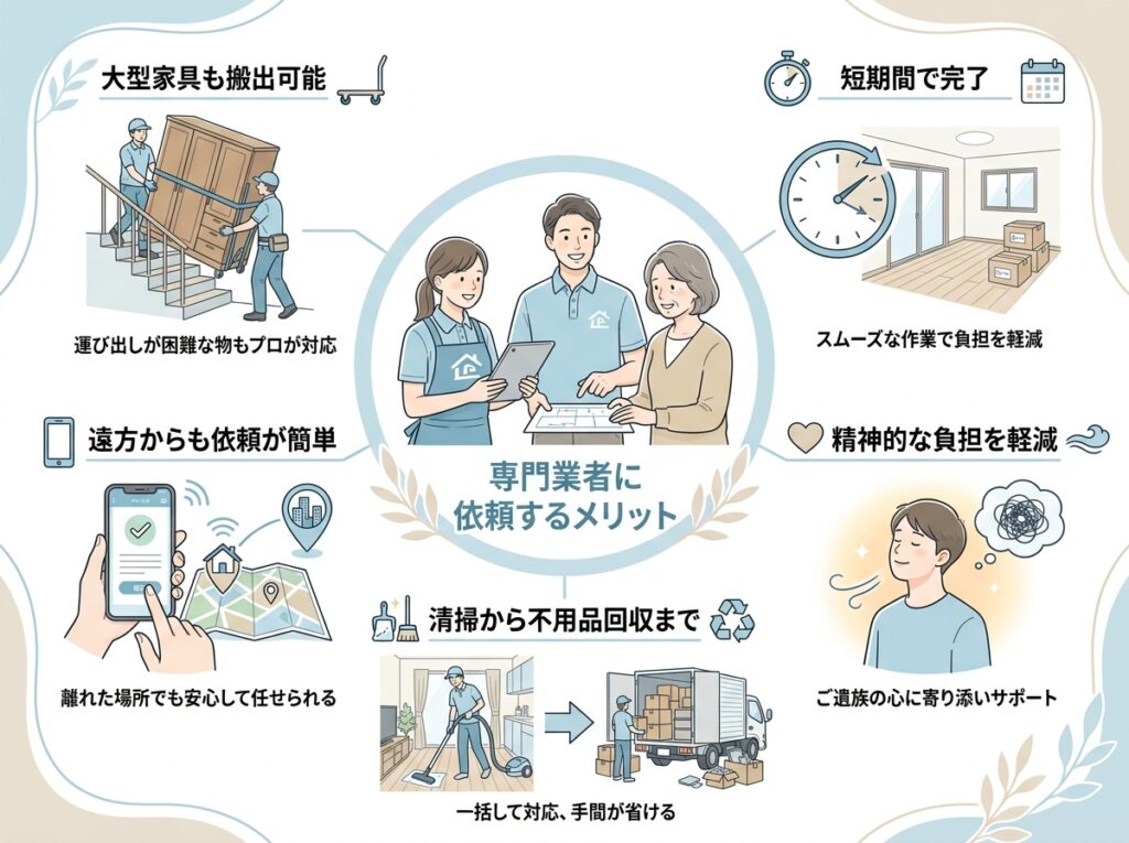 業者に依頼するメリット