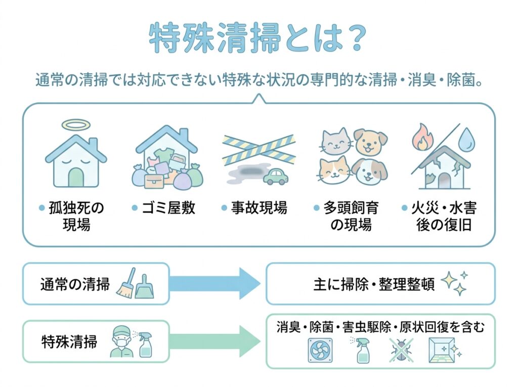 特殊清掃とは？