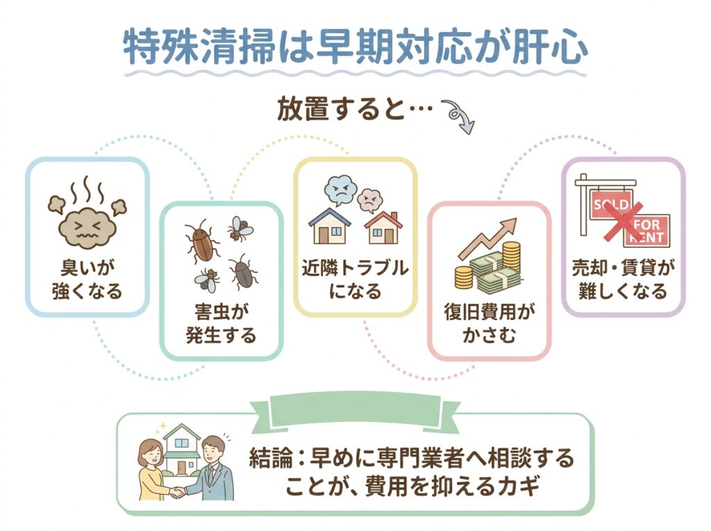特殊清掃を依頼するタイミング